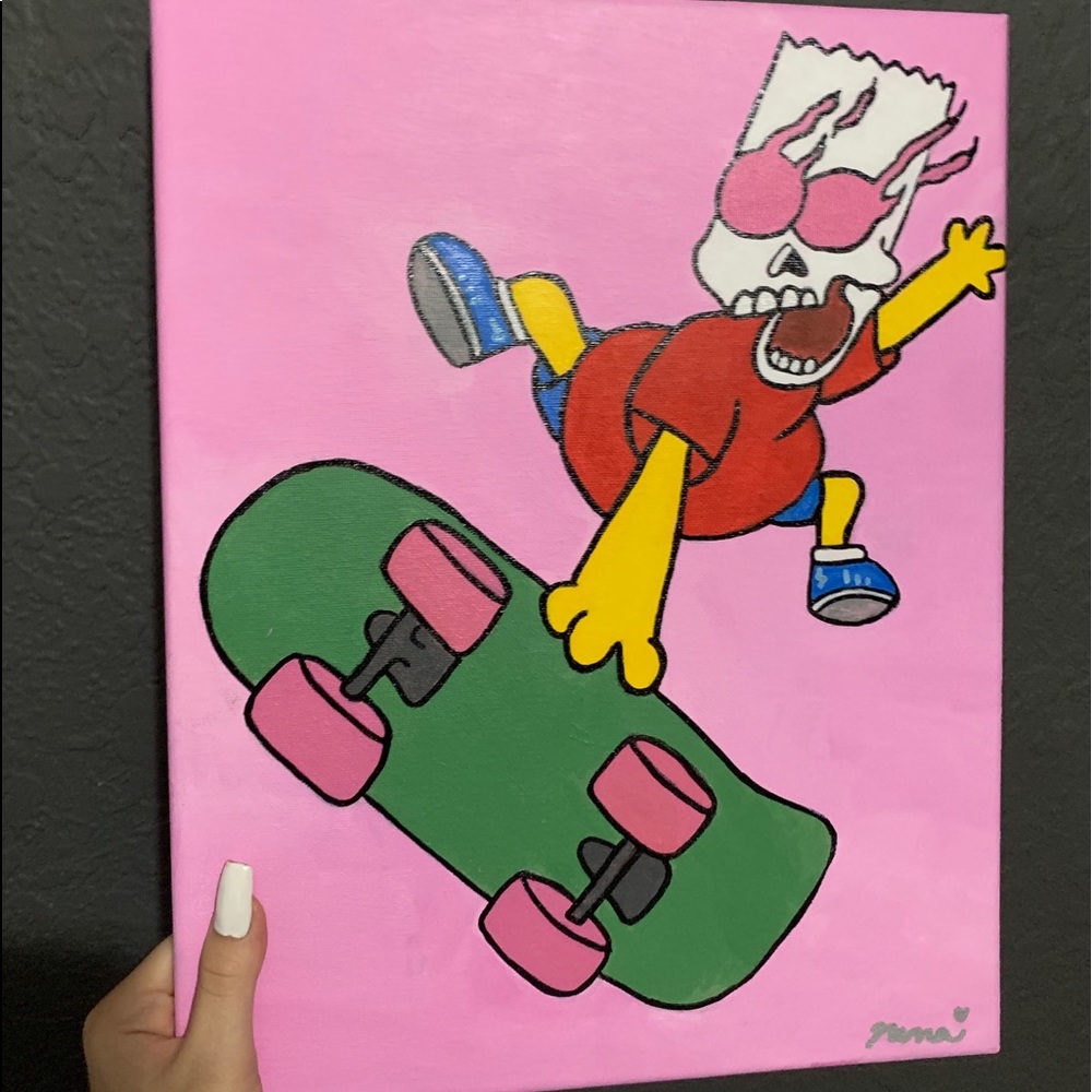 Bart Simpson Painting